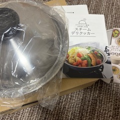 蒸し器スチームデリクッカー　フライパンサイズのみの画像