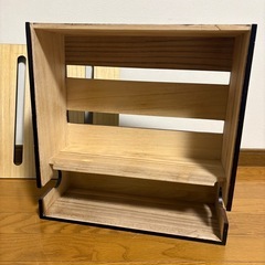 Wi-Fi 収納ボックス　木製の画像
