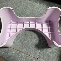 トイレの踏み台ラベンダー色の画像