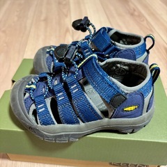 KEEN キッズ サンダル 16cm ネイビーの画像