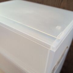 那須塩原市三島エリア　無印良品　3個セット　ポリプロピレン　ケース引出式　横ワイド深型の画像