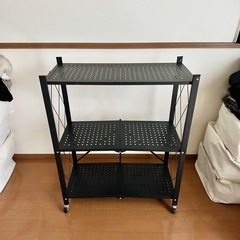 高耐久　ストレージラック　折り畳み　シェルフラック　スチールラックの画像