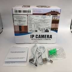 【178】新品2台 屋内 1080P 2方向音声 USB給電 ワイヤレスセキュリティWiFiカメラの画像