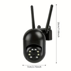 【178】新品2台 屋内 1080P 2方向音声 USB給電 ワイヤレスセキュリティWiFiカメラの画像