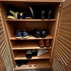 【お譲り先決定】靴箱 2つの画像