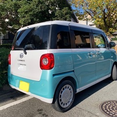 ムーヴキャンバス　R5年式　ストライプX ナビTV バックカメラの画像