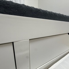 ダブルベット 引き出し付き 片方引き出し硬いです！ の画像