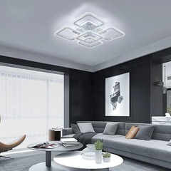 シーリングライト LED モダン 天井照明 リモコン付 北欧 スクエア おしゃれの画像