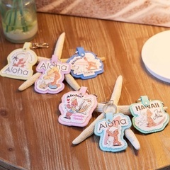 新品　Kahiko カヒコ　ALOHA MAPUA ダイカットキーホルダーの画像