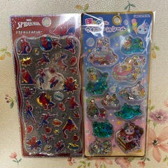 シールまとめ売り ほっぺちゃん スパイダーマン あわわちゃんの画像