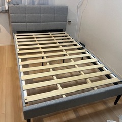 タンスのゲン
セミダブルベットフレーム　マットレス付の画像