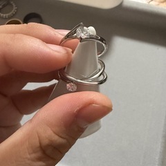 15号 リング 指輪 ハートモチーフ ブレスレット アクセサリー セットの画像