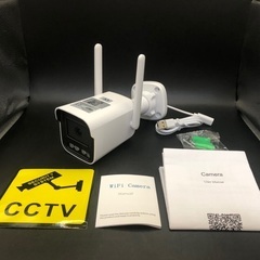 【179】新品1台 TP-08 3MP 防水屋外 WiFi セキュリティカメラ/長距離ナイトビジョン/AIモーション検出/2方向オーディオ/カラーナイトビジョンの画像