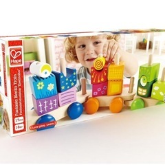 【積み木 汽車 知育】Hape ファンタジア ブロック トレイン E0417の画像