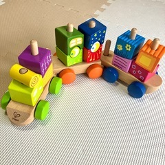 【積み木 汽車 知育】Hape ファンタジア ブロック トレイン E0417の画像