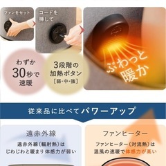 未使用品　nerugoo ネルグー 電気パネルヒーター（足元ヒーター）の画像