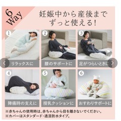マタニティ抱き枕の画像