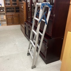 12/25まで店頭商品一部を除き半額クリスマスSALE!!開催中　サ2512-118 日本アルミニウム工業 脚立 5段 キズ汚れサビ有りの画像