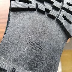 新品 24cm レディース ブーツ ブラック 厚底 シューズ 識別番号:【B008-S】の画像