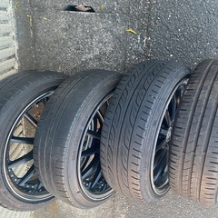 165/45/16ブラック 多スポークホイールの画像