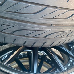 165/45/16ブラック 多スポークホイールの画像