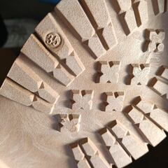 新品 22.5cm レディース ブーツ ブラウン 厚底 シューズ 識別番号:【B005-S】の画像