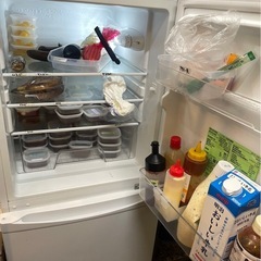 2ドア アイリスオーヤマ 2021年 142L IRSD-14A-Wの画像