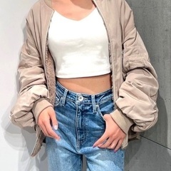 新品  GYDA ジェイダ  リバーシブルエコファーMA-1 の画像