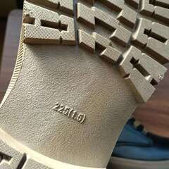 新品 22.5cm レディース ブーツ ブラック 厚底 シューズ 識別番号:【B003-S】の画像