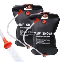 【新品/未使用品】ポータブル ソーラー シャワー 海　川　防災 アウトドア　キャンプ　非常用　災害の画像