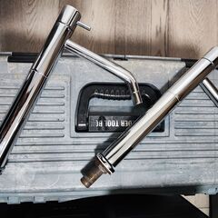 ミズタニ　洗面単水栓 リネアトール単水栓 ML050L175　中古美品　2セットの画像