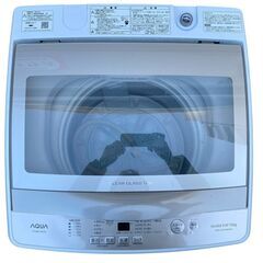 【問い合わせ多数】【⭐️全額返金保証⭐️】★AQUA アクア 全自動電気洗濯機 AQW-GS70JBK 2021年製の画像