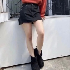 新品   GYDA ジェイダ  プラットフォームフェイクムートンブーツ の画像