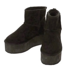 新品   GYDA ジェイダ  プラットフォームフェイクムートンブーツ の画像