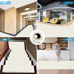 廊下用カーペット 洗える 玄関 階段キッチンマット 床暖房対応 180x60cmの画像