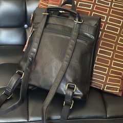 MonteRosso タグ付き　2wayリュック　ブラックの画像