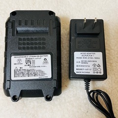 ブロワー 洗車 ブロアー 充電式 2000mAh大容量バッテリー 2個搭載の画像