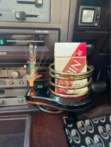 当時物　光ファイバー　ドリンクホルダー