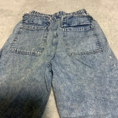 ジーユー　ジーパン　サイズS 総丈95、股下65、ウエスト平置き30(ゴム)センチの画像