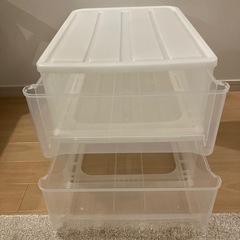 ニトリ　プラスチック衣装ケース　引き出しの画像