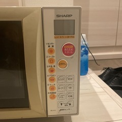SHARP電子レンジ ジャンクの画像