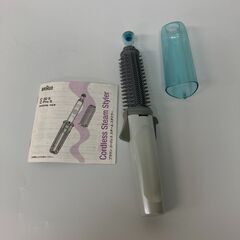 【美品】コードレススチームスタイラー ガス式 カートリッジ3本付＜k1319＞の画像