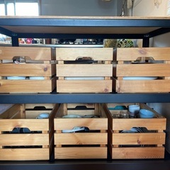 IKEA BROR ブロール 作業台ブラック+ KNAGGLIG クナッグリグの画像