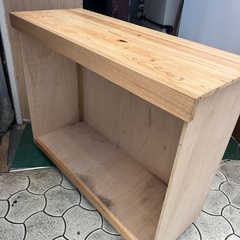 【本日夜引取限定】木製カウンター台／キャスター付き／500円の画像