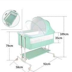 ベビーベッド　ゆりかごにもなるの画像