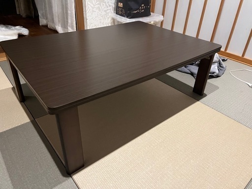 【美品】こたつ　長方形 掛け布団付き