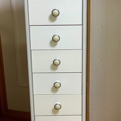 昭和レトロ　スリムチェスト　隙間収納　整理タンス　スリム整理棚　...