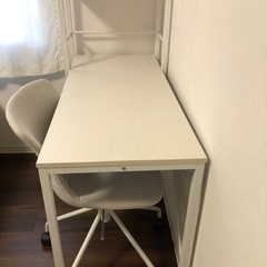 【無料】【一人暮らし揃う】ニトリシステムデスク・椅子のセットの画像