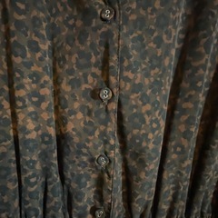 美品 落ち着いたヒョウ柄ワンピの画像