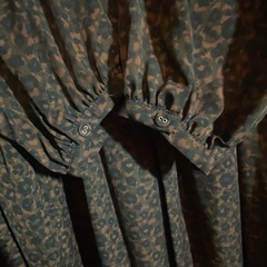 美品 落ち着いたヒョウ柄ワンピの画像